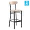 Flash Furniture Barstools - Natural Wood Seat - Boomerang Back, PK 2 2-XU-DG6V6B-NAT-GG - alternate 7